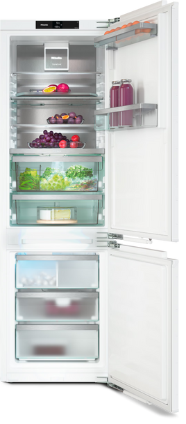 Miele, KFN 7795 C, Built-in 70/30 Fridge-Freezer 12445210 PerfectFresh Active, Freeze&Cool and IceMaker, White