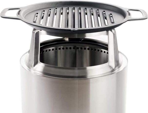 Solo Stove, SSBON-COOKING-B, Cast Iron Bonfire Grill Top and Hub, Multi