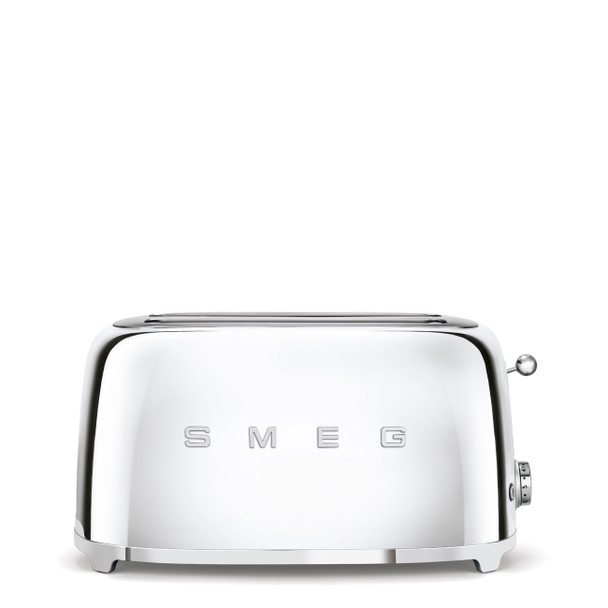 Smeg, TSF02SSUK, 4 Slice Long Slot Toaster, Stainless Steel