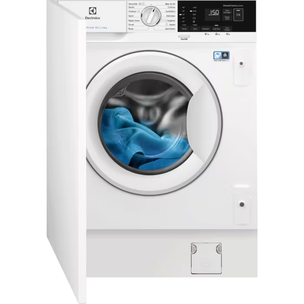 Electrolux, EF7842OBI, Built-In Washing Machine 8kg 1400rpm, White
