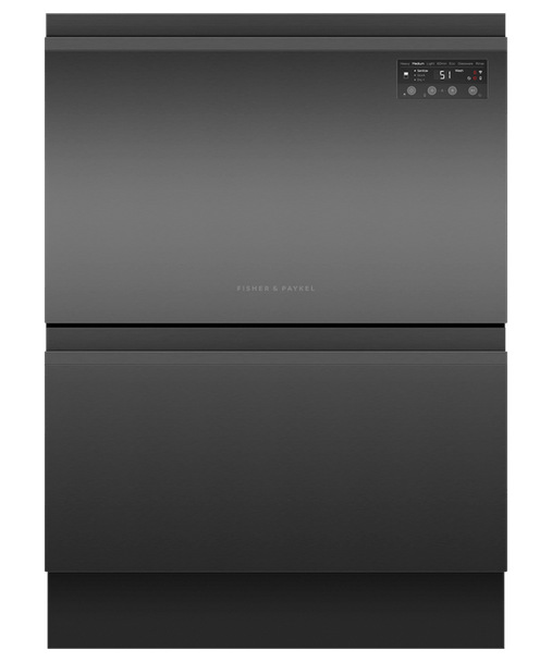 Fisher & Paykel, DD60D2HNB9, Series 7 Contemporary Double DishDrawer™ Dishwasher, Black