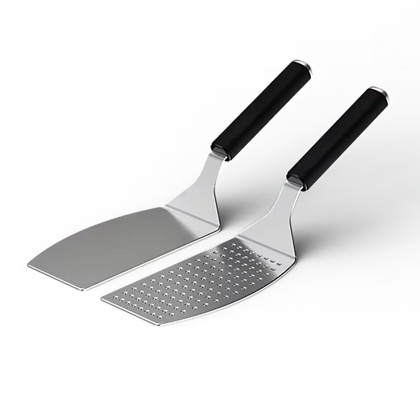 Solo Stove, SSGT-SPATULA-LR, Steelfire Griddle Spatula Duo, Stainless Steel