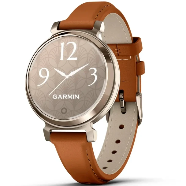 Garmin, 010-02839-02, Lily 2 Classic Sport Smartwatch, Cream Gold