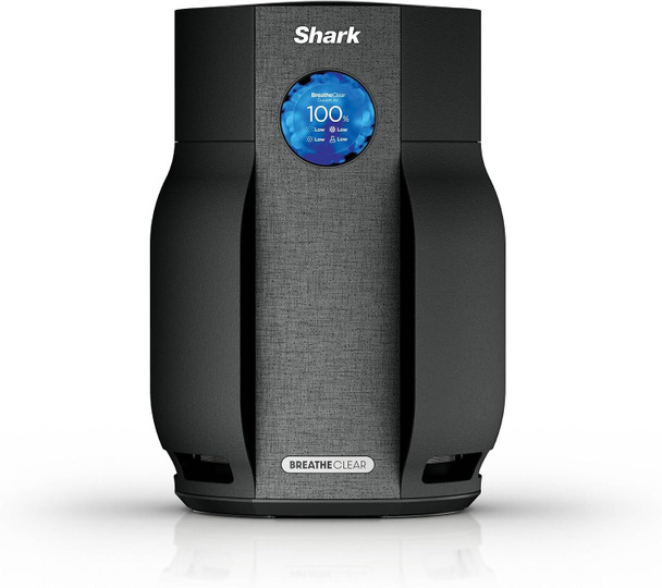 Shark, HP162UKBK, BreatheClear Air Purifier with NeverChange6 99.98% HEPA, Charcoal