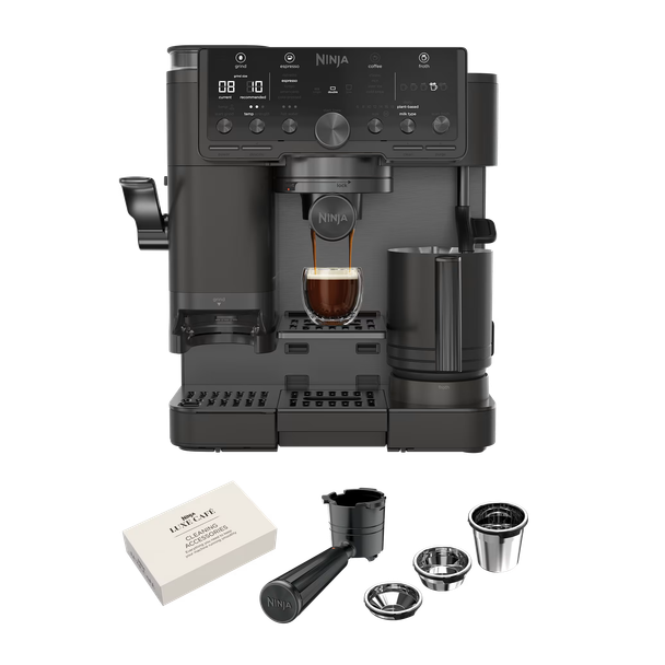 Ninja, ES701UKBK2, Luxe Café Pro Espresso Machine 3-in-1 Barista Assist Dual Froth, Black