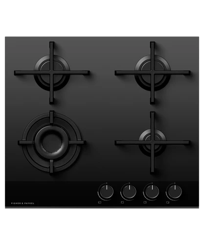 Fisher & Paykel, CG604DNGGB4, Gas on Hob 60cm Natural Gas, Black