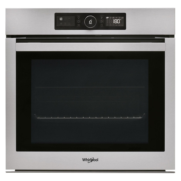 Whirlpool, AKZ96270IX, Touch Control Multifunction Single Oven With Pyrolytic Cleaning, Stainless Steel