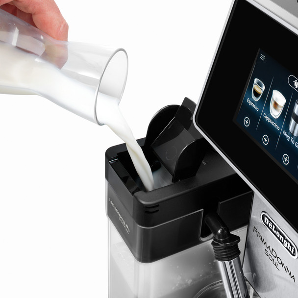 De'Longhi, ECAM610.75.MB, PrimaDonna Soul Fully Automatic Bean-to-Cup Coffee Machine, Stainless Steel De'Longhi, ECAM610.75.MB, PrimaDonna Soul Fully Automatic Bean-to-Cup Coffee Machine, Stainless Steel