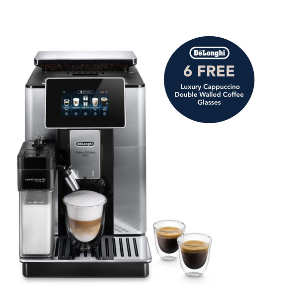 De'Longhi, ECAM610.75.MB, PrimaDonna Soul Fully Automatic Bean-to-Cup Coffee Machine, Stainless Steel De'Longhi, ECAM610.75.MB, PrimaDonna Soul Fully Automatic Bean-to-Cup Coffee Machine, Stainless Steel