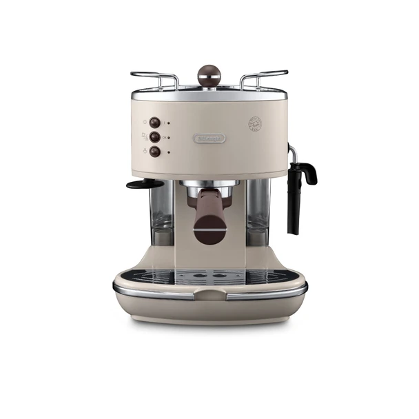 De'Longhi, ECOV311.BG, Icona Vintage Pump, Brown