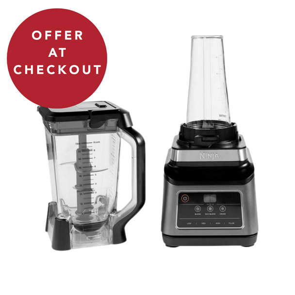 Ninja, BN750UK, 2-in-1 Blender With Auto-iQ, Black