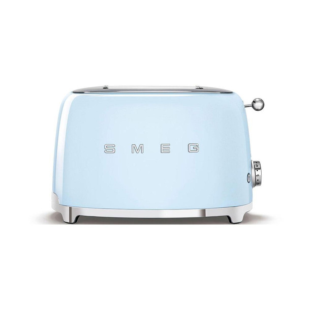 Smeg, TSF01PBUK, 50's Retro Style Aesthetic 2 Slice Toaster, Blue