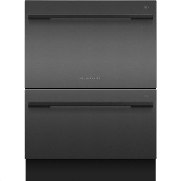 Fisher & Paykel, DD60DDFHB9, Integrated  Double Dishwasher, Black