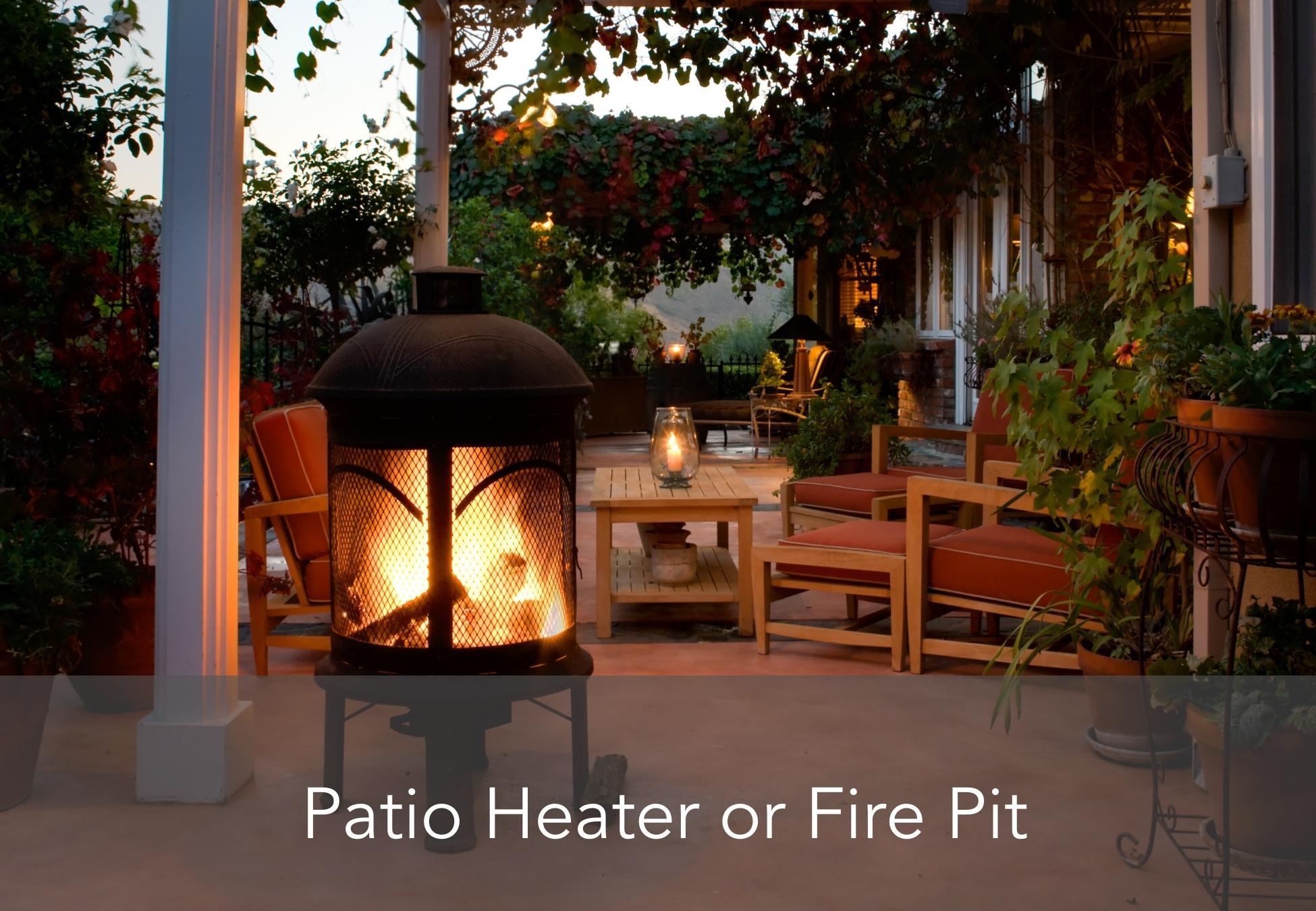 Patio Heater or Fire Pit Appliances Delivered