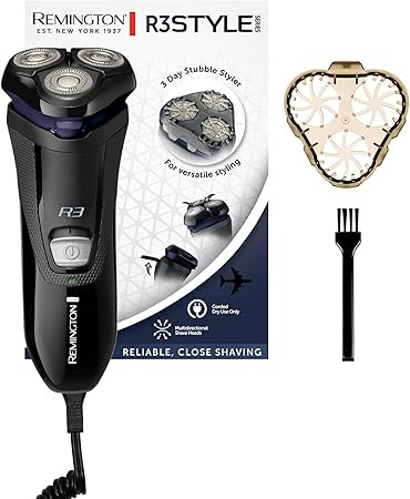 Remington, R3002, U51 R3 Style Series Rotary Shaver Dual, Black - Briscoes