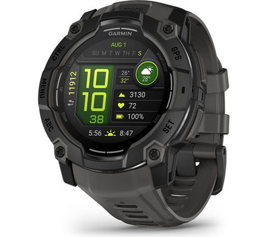 Garmin, 010-03020-00, Instinct 3 50 mm AMOLED Black with Charcoal