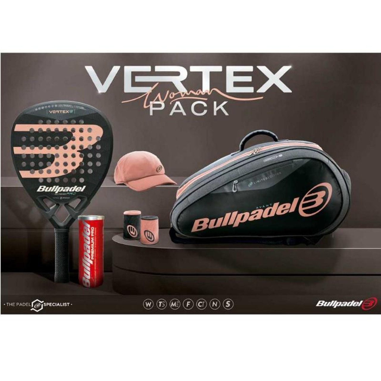 Bullpadel Vertex 2 Woman LTD 2023 naisten padel setti BADStore