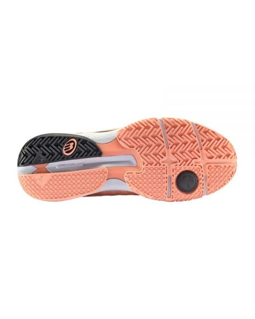 BULLPADEL FLOW HYBRID FLY 22V FLUORESCENT SALMON WOMEN PADEL SHOE