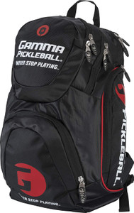 Gamma SGPBP11 Pickleballl Backpack Black/Red/Multi Gamma SGPBP11 Pickleballl Backpack Black/Red/Multi