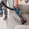 Shark - Stratos Upright Vacuum with DuoClean PowerFins HairPro, Self-Cleaning Brushroll, Odor Neutralizer Technology - Navy