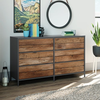 Sauder - Boulevard Cafe 6 Drawer Dresser