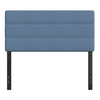 Flash Furniture - Paxton Channel Stitched Upholstered Headboard, Adjustable Height from  44.5" to 57.25" - Blue