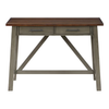 OSP Home Furnishings - Milford Rustic Writing Desk - Slate Grey