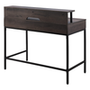 OSP Home Furnishings - Contempo 40" Desk with Shelf hutch - Brown SKU 6516026