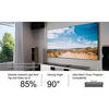 AWOL Vision - 100" Wall Mount Projector Screen - Gray