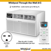 Whirlpool - 450 Sq. Ft. 10,000 BTU Through-the-Wall Air Conditioner - White