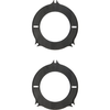 Metra - Speaker Adapter Plates for Most 2006-Up BMW and Mini Vehicles (2-Pack) - Black
