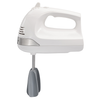 Hamilton Beach 6 Speed Hand Mixer with Easy Clean Beaters and Snap-On Case - WHITE