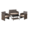 Patio Sense - Ashville Wicker Patio Set