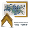 Frame My TV.com - Deco Premiere Bezel for Samsung the Frame TV - 55" (2021-2022) - Antique Gold