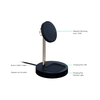 iOttie - Velox MagSafe Duo Magnetic Wireless Charging Stand (Adapter not included) - Dark Blue