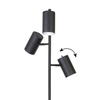 Camden&Wells - Dorset 3-Light Floor Lamp - Blackened Bronze