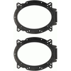 Metra - Speaker Mounting Adapter for Most Vehicles (2-Pack) - Black