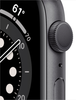 Geek Squad Certified Refurbished Apple Watch Series 6 (GPS) 44mm Space Gray Aluminum Case with Black Sport Band - Space Gray