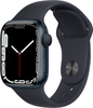 Geek Squad Certified Refurbished Apple Watch Series 7 (GPS) 41mm Midnight Aluminum Case with Midnight Sport Band - Midnight