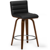 Simpli Home - Roland Counter Height Stool - Black