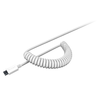 Razer - PBT Keycap + Coiled Cable Upgrade Set - Mercury White