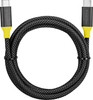 Insignia™ - 8' USB-C to USB-C Charge-and-Sync Cable - Black