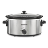 Proctor Silex 6 Quart Double-Dish Slow Cooker - SILVER