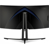 ViewSonic - Elite 34&quot; 180Hz UWQHD Curved Gaming Monitor 34 LCD Curved FreeSync - Black