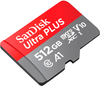 SanDisk - Ultra PLUS 512GB microSDXC UHS-I Memory Card