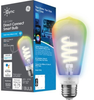 General Electric - CYNC Smart LED Edison Style Light Bulbs, Full Color, Bluetooth and Wi-Fi Enabled, ST19 Light Bulb (1 Pack)