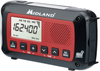 Midland - Emergency Crank Weather Alert Radio - Red/Black