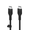 Belkin - BOOSTCHARGE Flex USB-C to USB-C Cable - Black