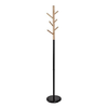 Honey-Can-Do - Modern Freestanding Coat Tree Stand with Round Base - Black