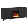 Camden&Wells - Jasper Crystal Fireplace TV Stand for Most TVs up to 65" - Black Grain